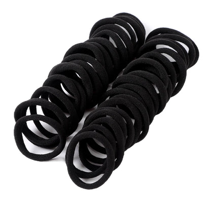 AWAYTR 50PCS/Set Girls Hair Band Hairbands Hair Accessories For Woman Kids Ponytail Holder Elastic Scrunchies Rubber Bands