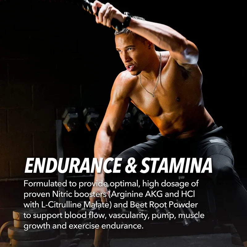 L-Arginine Supplement - Supports Vascular and Heart Health, Boosts Energy, Promotes Muscle Growth and Improves Endurance