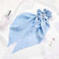 2023 Fashion Print Chiffon Long Ribbon Scrunchies Women Girls Ponytail Scarf Elastic Hair Bands Ties Hair Accessories Wholesale