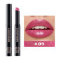 LANGMANNI 10 colors slant mouth pearlescent swivel slant mouth design lipstick single pack lipstick lasting color lip gloss