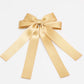 Lystrfac Fashion Fabric Ribbon Hair Bow Hairpin for Women Girls Hair clips Back Head Top Clip Female Hair Accessories