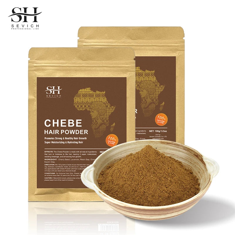 Africa Chad 100% Chebe Powder Women Traction Alopecia Treatment Oil Natural Crazy Hair Regrowth Anti Hair Break Get Rid Of Wig