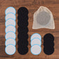 20Piece/Pack Makeup Remover Pads Washable Rounds Cleaning Cotton Reusable Facial Make Up Removal Pads Tool Matching Mesh Bag