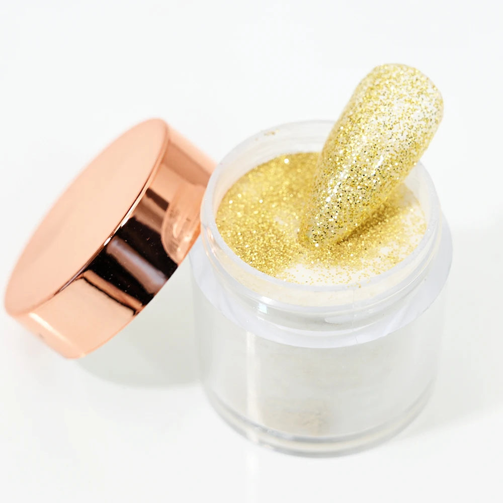 10g/bottle Professional Acrylic Powder Pink/White/Clear Nude Extension Crystal Powder DIY 3IN1 Manicure Polymer Builder Powder