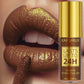 14 Colors Glitter Metallic Lip Glaze Shiny Long Lasting Lip Gloss Waterproof Liquid Lipstick Makeup Lip Oil Lip Tint Gifts for W