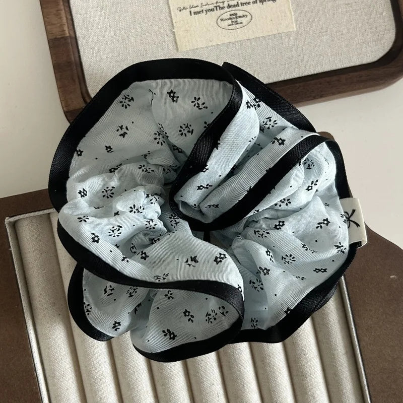 Scrunchies for Hair New Fashion Luxury Satin Silk Hair Loop Bud Shaped HairTies Hair Scrunch for Girls  Headwear