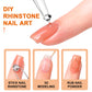 15mL Gel Nail Glue for Rhinestones for Nails Super Adhesive NO Wipe Nail Gem Glue for Nail Crystals Beads Diamonds Sticker 3D