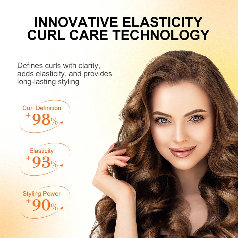 PURC Hair Curling Cream Curl Enhancer Spray Smoothing Bounce Wave Defining Cream for Women Anti-frizz Hair Care Conditioner