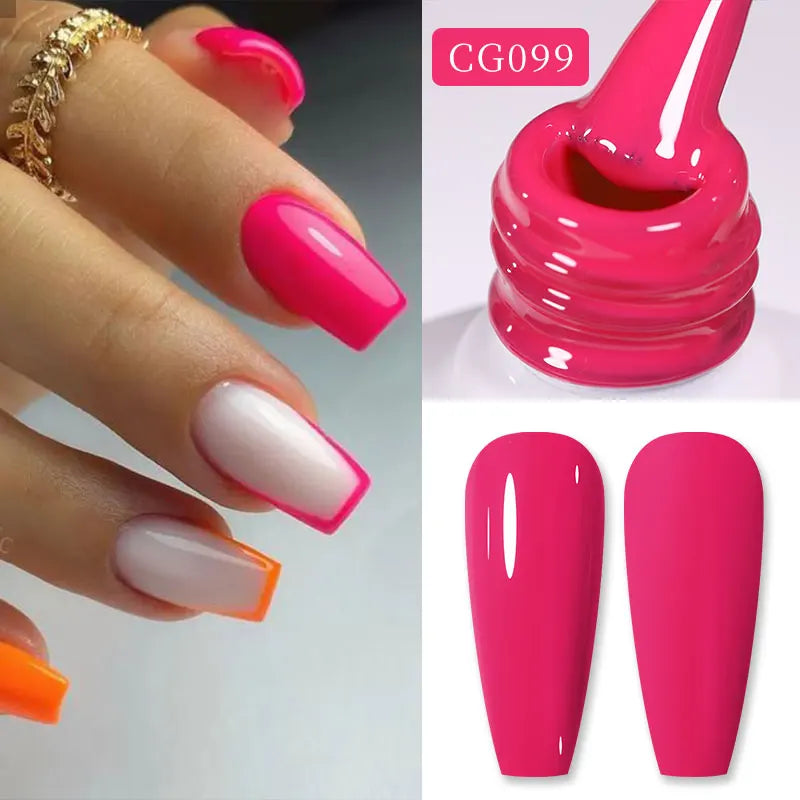 BORN PRETTY Black White Colors Gel Nail Polish 10ml Soak Off UV LED Gel Nail Art DIY Design Semi Permanent Varnishes Manciure