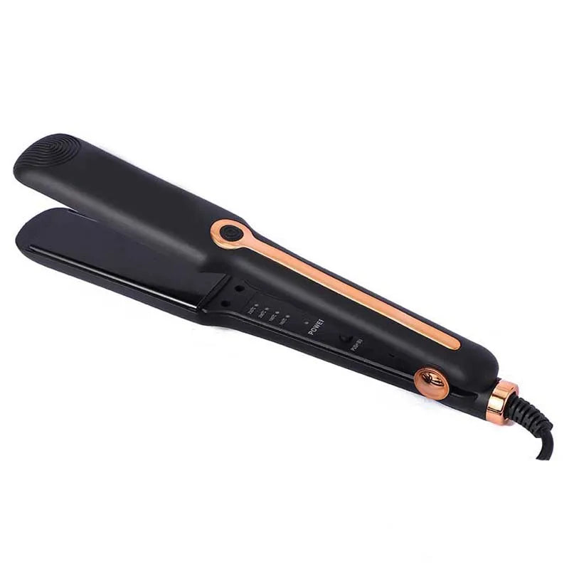 Hair Straightener Professional Ceramic Flat Iron Negative Ion Wide Plate Temperature Adjustable Straightening Iron