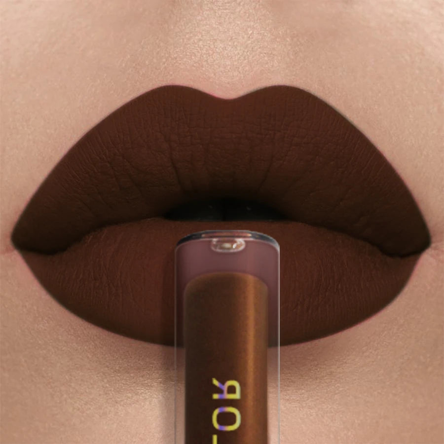 1-PCS Matte Waterproof Color Lip Gloss – Long-Lasting Liquid Lipstick, Velvet Lip Glaze, Lip Tint & Beauty Lip Stain