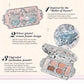 Flower Knows black Swan Ballet Eyeshadow Palette Matte Fine Shimmer Pearl Face Palette 6 Colour Glitter Eye Shadow