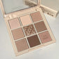 2024 New Nine-Color Sweater Knit Button Eyeshadow Tray Pearl Matte Low Saturation Deep Oat Earth Color