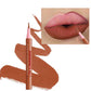 Matte 12 color lipliner, outline lip lipstick lipliner, waterproof, sweat resistant, smooth, dripping liquid lip liner