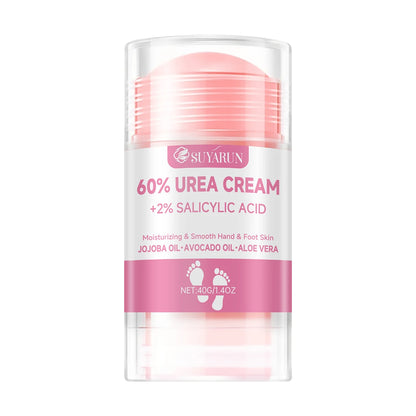SUYARUN 60% Urea Foot Cream Stick - Moisturizing & Exfoliating, Cracked Heel Repair, Deep Hydration for Dry Feet, Long protect.