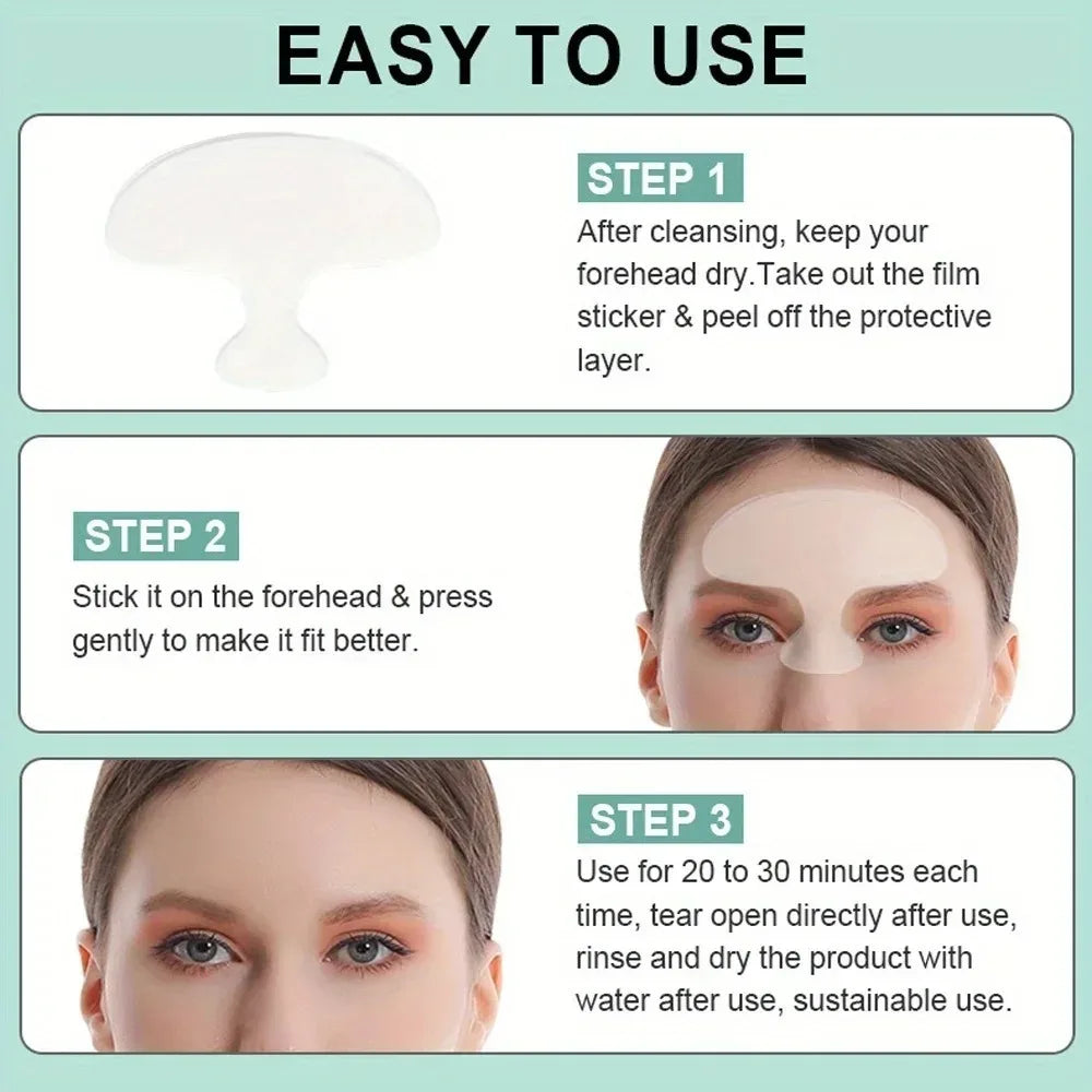 Reusable Silicone Anti-Wrinkle Pad Face Forehead Neck Hand Care Skin Lifting Tool Sticker Pad Anti-Wrinkle Aging Patch