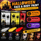 Halloween Body Paint Metallic Glitter Face Makeup Pearl Gold Red 3 Colors Costume Party Long Lasting Easy Remove Skin Safe 100g