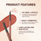 QIBEST 12 Colors Lip Makeup Nude Lipstick Pencil Waterproof Long Lasting Sexy Red Lip Stick Matte Lip Liner Pen Lipstick