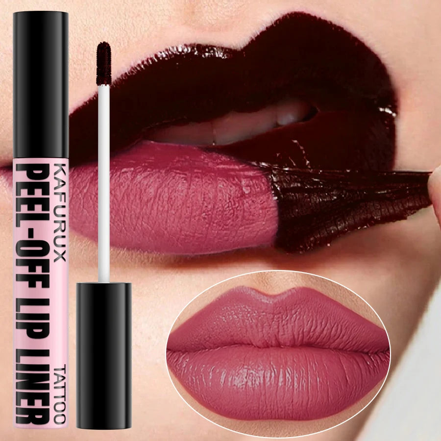 7-Color Peel-Off Lip Stain – Long-Lasting Waterproof Pink Lip Tint, Transfer Proof, Natural Makeup Lip Gloss