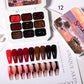 1pc Solid gel patting nail art painting glue Maillard green brown nail polish adhesive nail art creation Halloween Christmas
