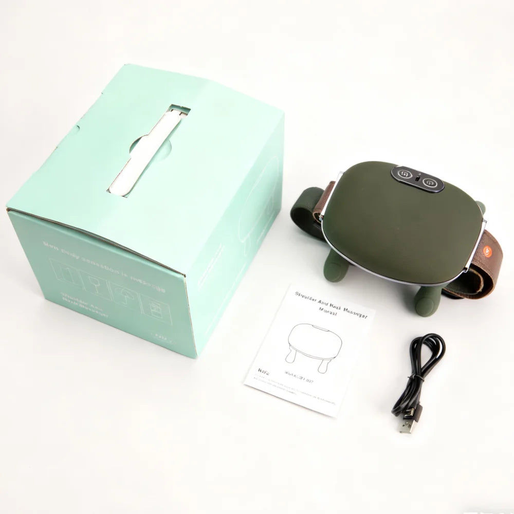 Electric Neck And Shoulder Muscle Massager Wireless Shoulder And Back Kneading Massage Shawl Neck masajeador Relax Pain Relief