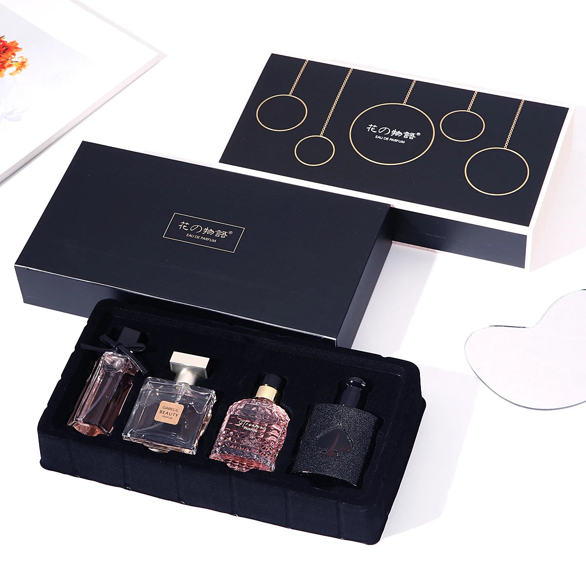 Brand Gift Box 4Pcs Set Perfume Women Parfum Femme 100ml Fresh Natural Floral Scent Spray Feminino Perfumes De Mujer Originales