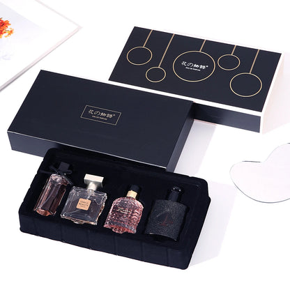 Brand Gift Box 4Pcs Set Perfume Women Parfum Femme 100ml Fresh Natural Floral Scent Spray Feminino Perfumes De Mujer Originales