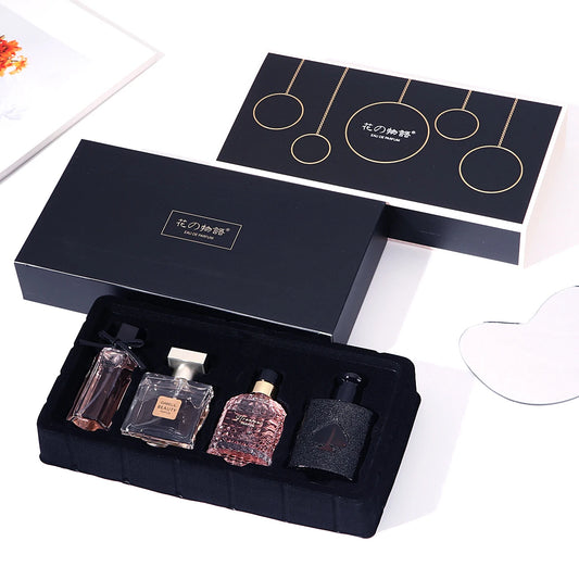 Brand Gift Box 4Pcs Set Perfume Women Parfum Femme 100ml Fresh Natural Floral Scent Spray Feminino Perfumes De Mujer Originales