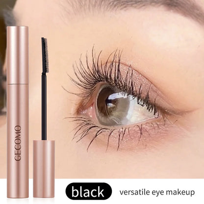 Naturally Curls Thick & Long Last Mascara with Silicone Brush Head Gecomo Mascara Specially Customized for Asian Lady
