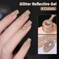 UR SUGAR 15ml Sliver Reflective Nail Gel Polish Shining Glitter Semi Permanent Soak Off UV Gel Sparkle Effect Nail Art Manicure