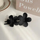 Frosted Flower Hair Clip Claws Matte Hair Claw Clips For Women Girls Thin Thick Curly Hair Girls Kids Hair Accessories Barrettes