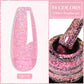 Mtssii 7ml Glitter Rubber Base Gel Polish Gold Sequins Pink White Base Gel Top Coat Soak Off UV LED Nail Art Varnish Manicure