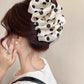 French Elegant Hair Claw Crabs For Women Polka Dot Fashion Bow Hair Clip Retro Head Shark Clip Luxury Hair Accessories