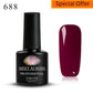 MEET ACROSS 5ml Sliver Metallic Liner Gel Nail Polish Super Bright Mirror Effect Painting Drawing Line Graffiti Stripe Nail Art