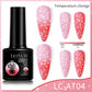 LILYCUTE Thermal Nail Gel Polish 3 Layers Temperature Shiny Color Changing Series Semi Permanent  Soak Off UV Nail Gels Polish