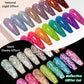 7ml Champagne Gold Sliver Reflective Nail Gel Polish Sparkling Shining Glitter Pink Red Nail Supplies Semi Permanent Gel Varnish