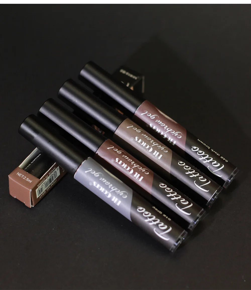 Fit Colors 4-color Tear Eyebrow Dye Multi-functional waterproof non-smironing stereoscopic Eyeliner eyebrow gel not easy to fade