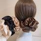 Korean Fashion Big Size Scrunchie Ruffle Elastic Hair Bands Girls Updo Headwear Elegant Ribbon Hair Ties Women Hair Accessories