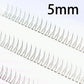 J Curl V Shape Black Under Eyelash Comic Eye Lashes Natural Bottom Lashes Soft Manga Eyelashes Bunches Eyelash Clusters Korean