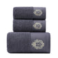 Set of 3 Cotton Bathroom Towels Sets 2pcs Hand Face Towel 35x75cm and 1pcs Big Bath Towels 70X140cm Washcloths Gift Towels