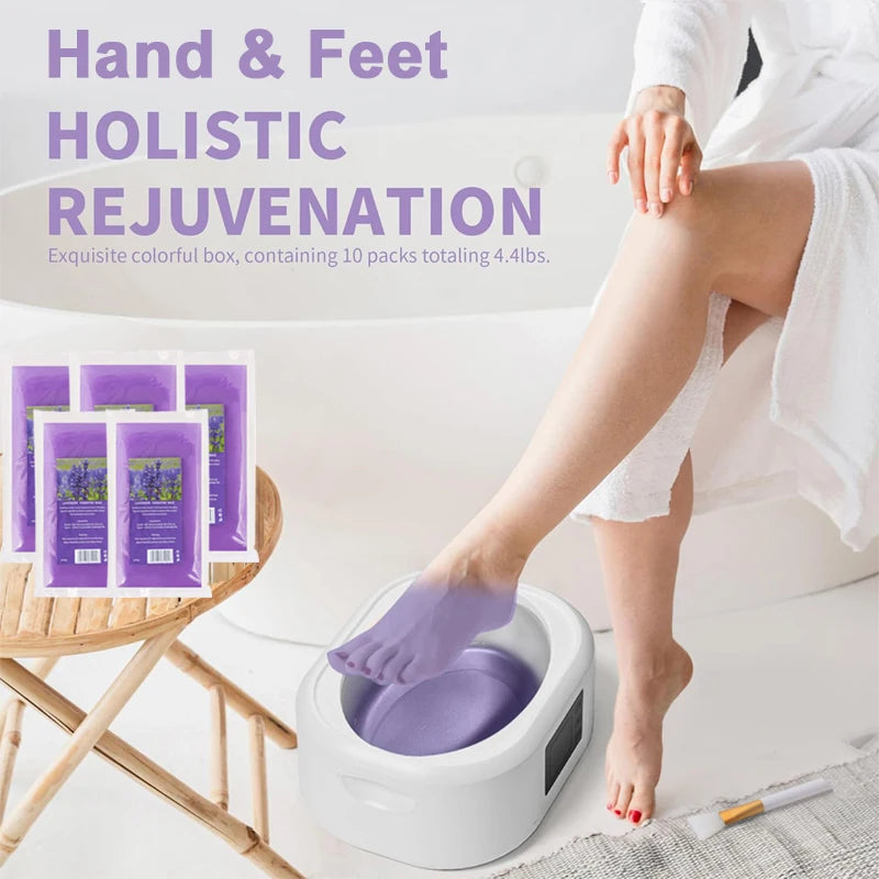 200g/450g Paraffin Wax Hand and Foot Care Beauty Wax For Wax Heater Machine SPA Moisturizing Hand Soft Wax For Bikini Body