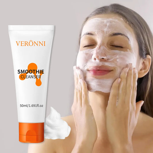 Milk moisturizing cleanser mild non-irritating facial cleanser cleans pores ,moisturizes the face 50g suitable for men and women