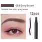 HAOZHUANG Waterproof Long-Lasting Eyebrow Pencil with Soft Brush – Smudge-Proof Daily Eyebrow Makeup Tool