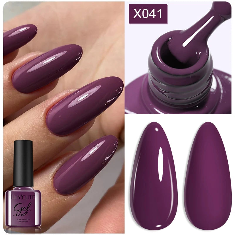 LILYCUTE 5ML Champagne Gold Reflective Glitter Liner Gel Nail Polish Bright Sparkling French Semi Permanent Nail Painting UV Gel