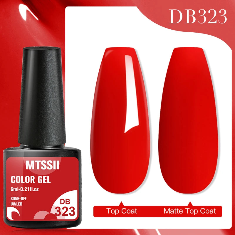 Mtssii 7ml Reflective Glitter Thermal Gel Nail Polish Color Changing Gel Semi-permanent Nail Art Varnishes Soak Off UV LED Gel