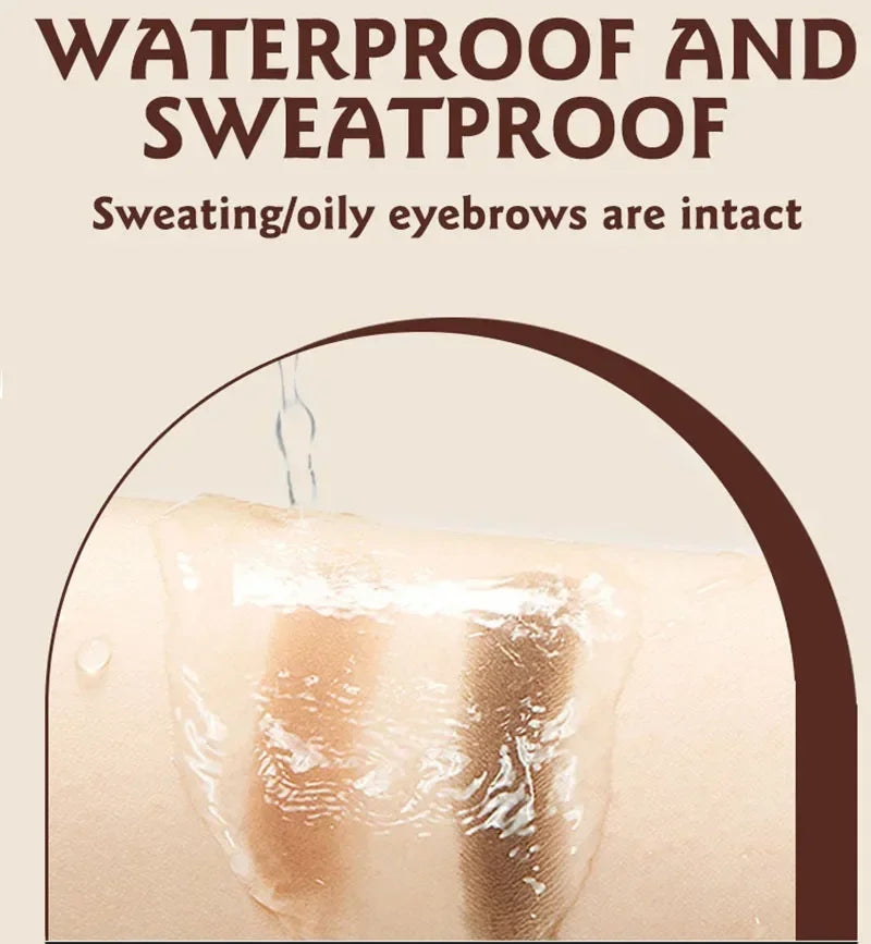 3 In 1 Three-dimensional Eyebrow Powder Waterproof Long-lasting 3D Eyebrow Dyeing Eyebrow Cream Enhancer Cosmetics Women Makeup