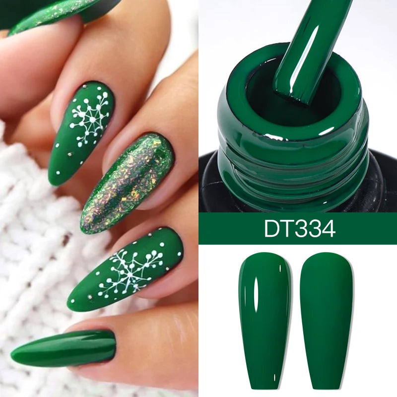 MEET ACROSS 7ml Eggshell Thermal Gel Nail Polish Temperature Changing Gradient Nail Art Varnish Winter Soak Off Gel For Nails