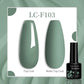 LILYCUTE 7ML Eggshell Gel Nail Polish White Black Material Semi Permanent Autumn Varnish With Any Color Gel Soak Off UV Manicure