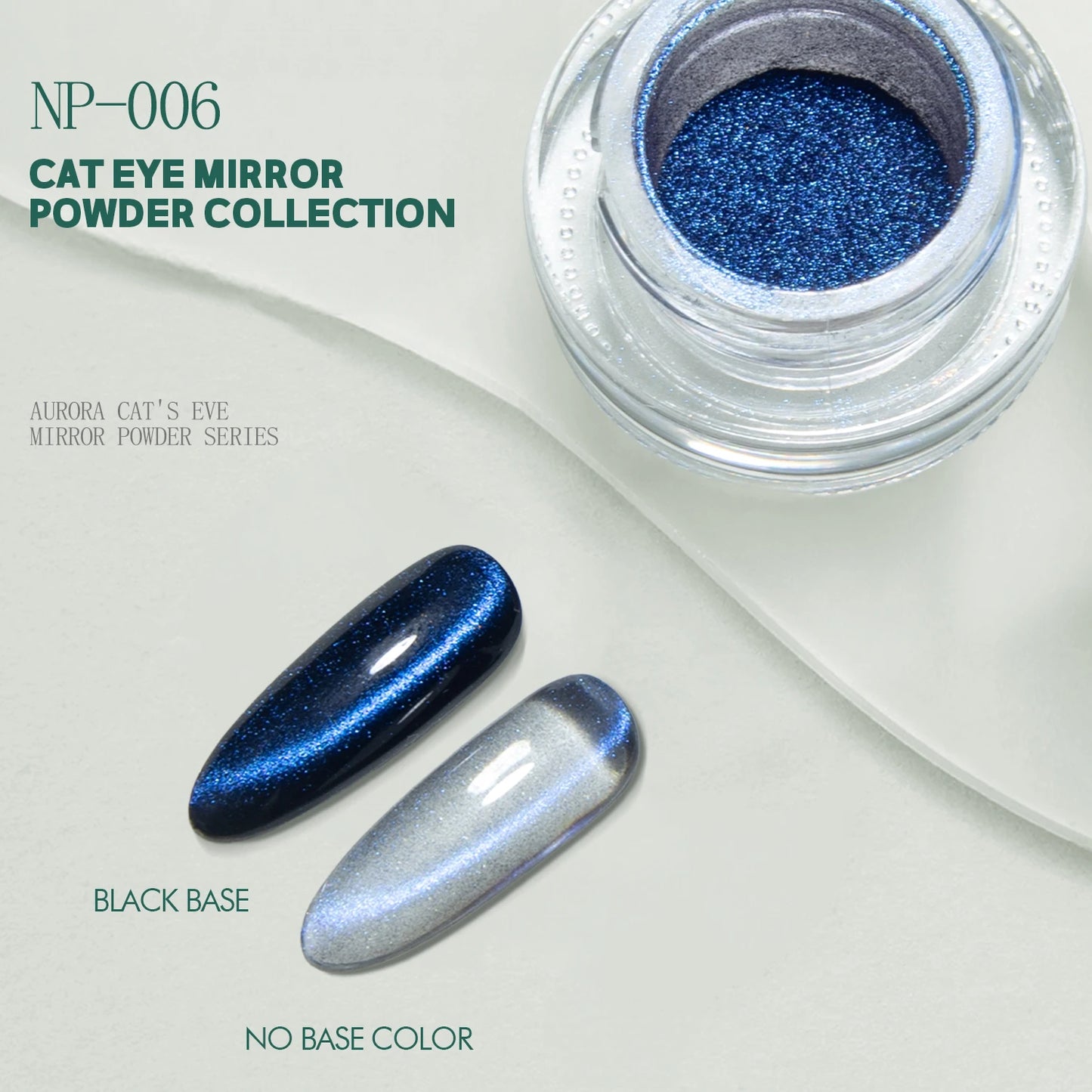 Nailpop 0.3g Moonlight Magic Mirror Powder Magnetic Cat Eye Glitter Nail Powder DIY Nail Art Decoration Chrome Nail Salon Tools