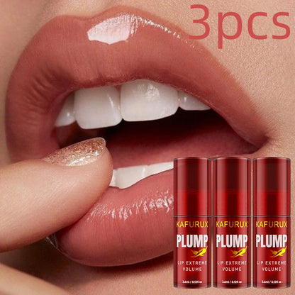 3 Pcs Lip Plump Moisturizing lip Oil Long Lasting Lip Gloss Serum Instant Volumising Essence Oil Repair lip Fine Lines Makeup